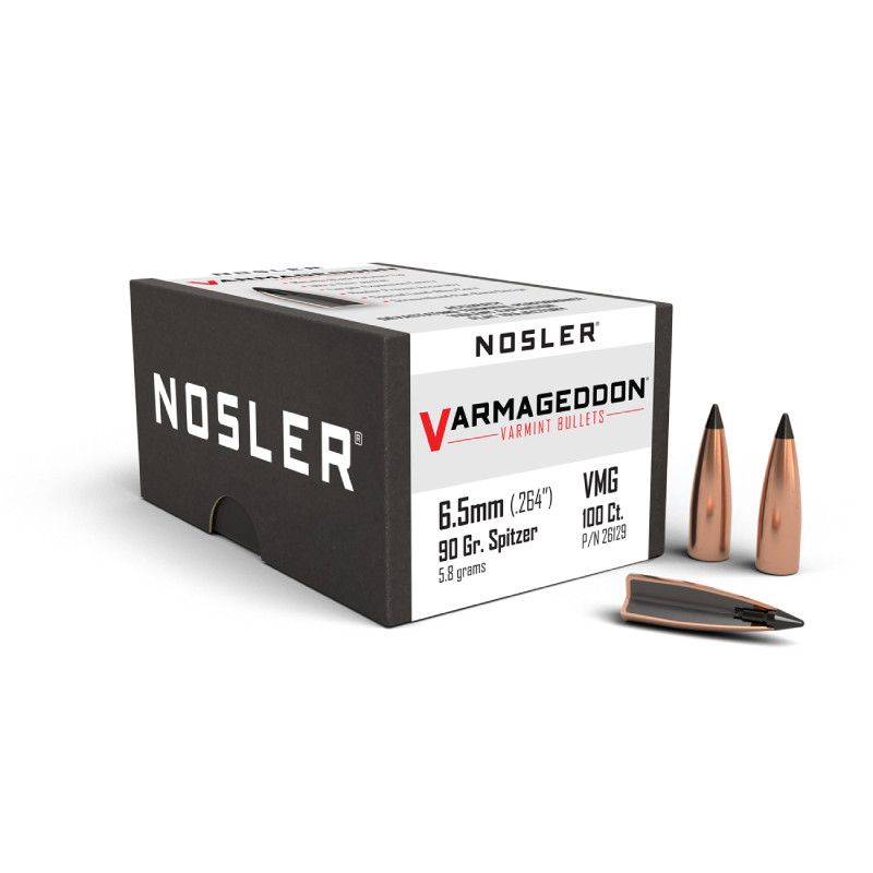 POCISKI NOSLER 6.5mm VARMAGEDDON 90gr (100) .26129